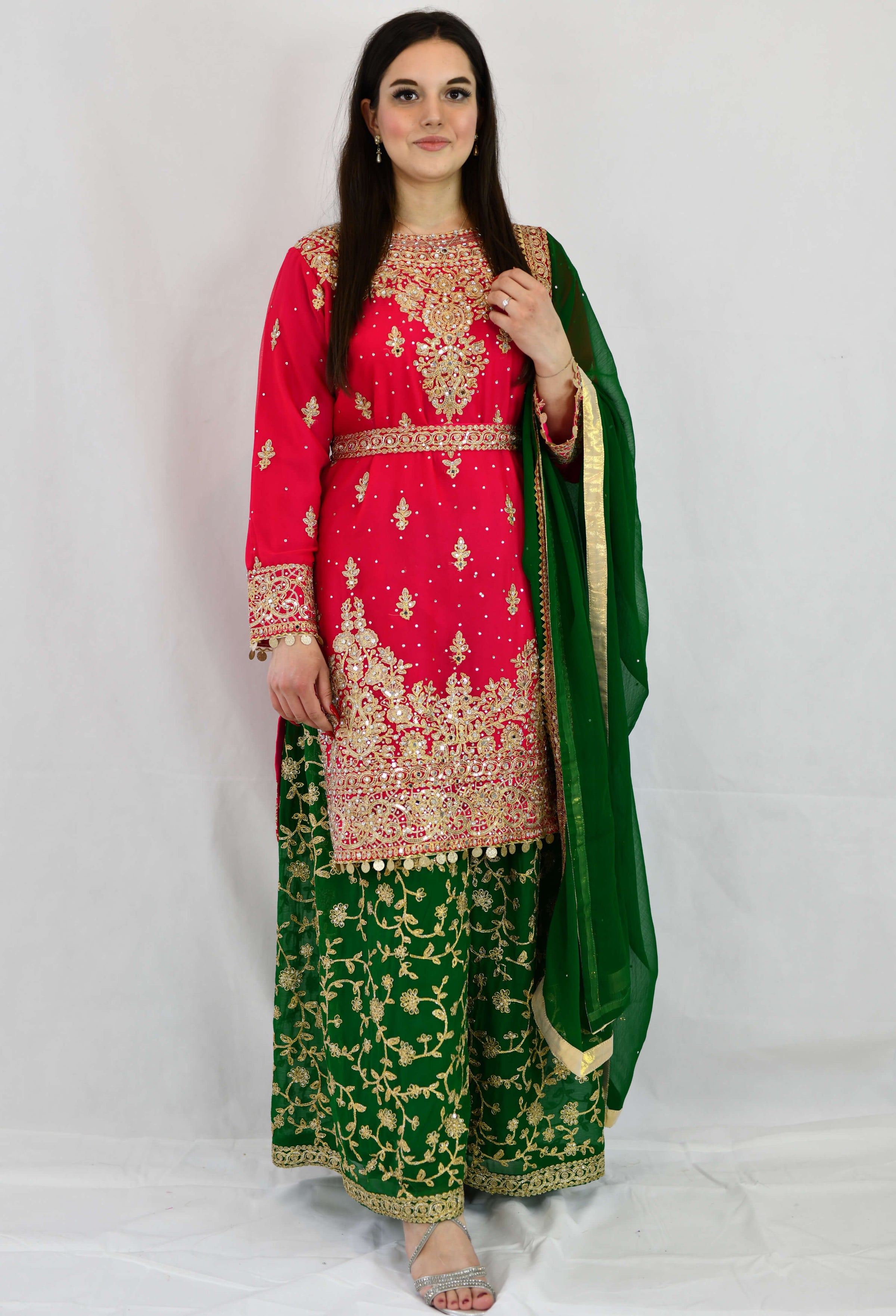mehendi-suit-pink-green