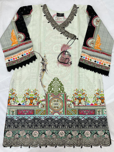 Ready to Wear Kurta Embroidered Casual Tops Kaftan style