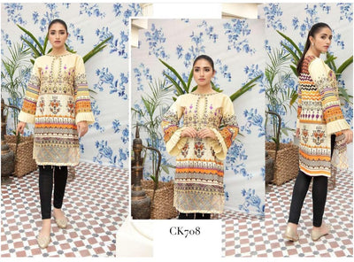 Ready to Wear Kurta Embroidered Casual Embellished Tops Kaftan style
