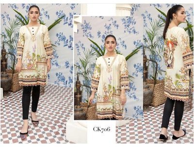 Ready to Wear Kurta Embroidered Casual Summer Tops Kaftan style