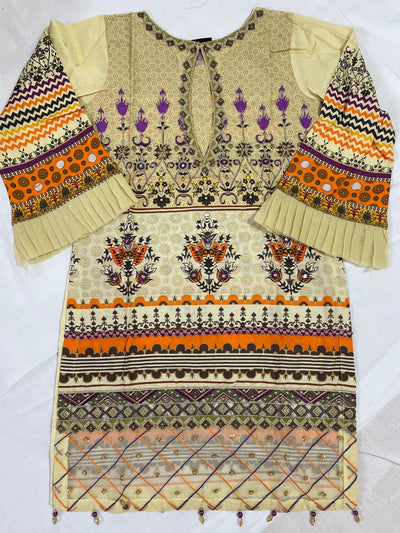 Ready to Wear Kurta Embroidered Casual Embellished Tops Kaftan style