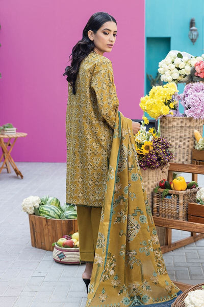 Khaadi-Lawn-suit-in-mustard