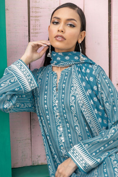 Khaadi-Lawn-suit-in-blue