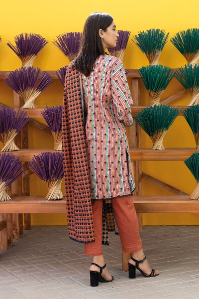 Khaadi-Lawn-suit-in-rust