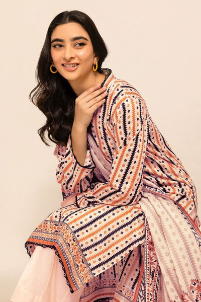 Khaadi-Lawn-suit-in-beige