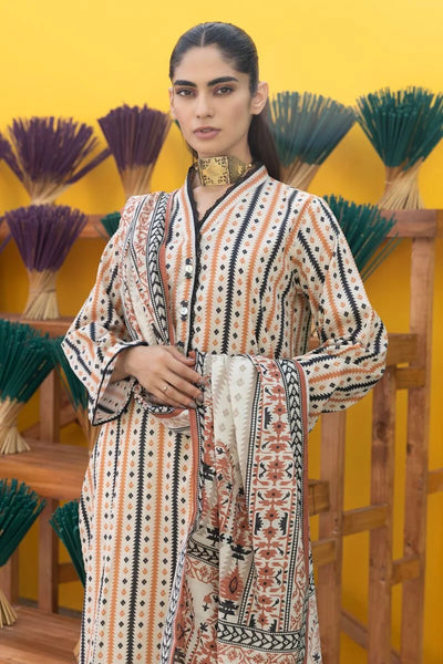Khaadi-Lawn-suit-in-beige