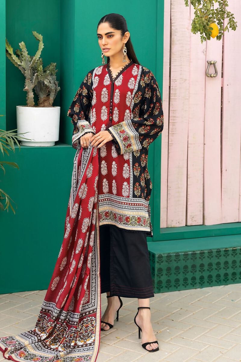 Khaadi-Lawn-suit-in-black