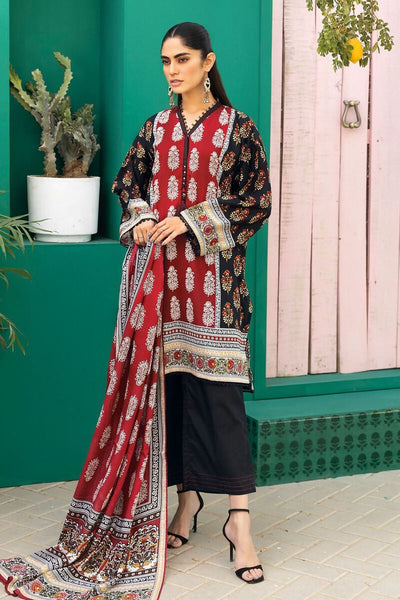 Khaadi-Lawn-suit-in-black