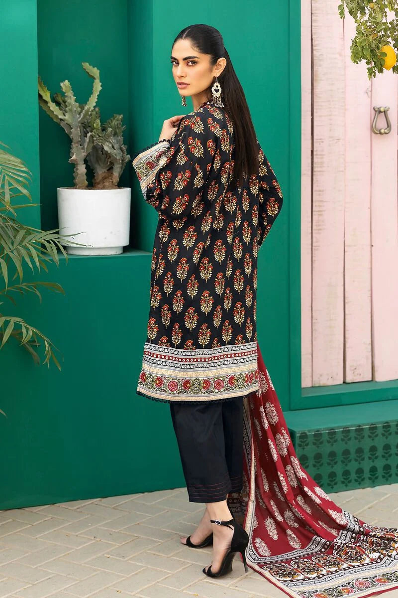 Khaadi-Lawn-suit-in-black