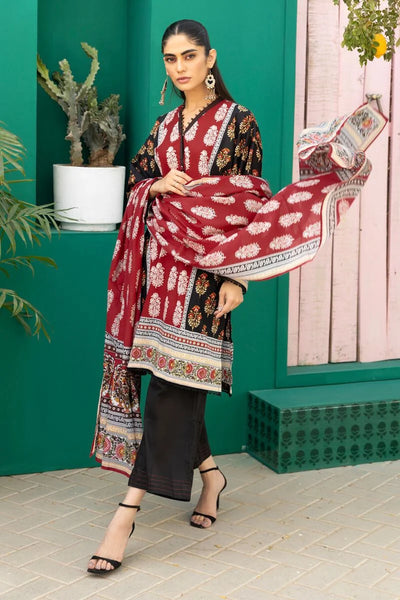 Khaadi-Lawn-suit-in-black