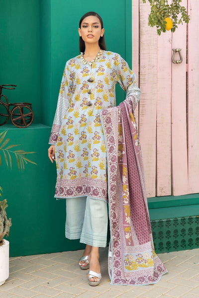Khaadi-Lawn-suit-in-light-blue