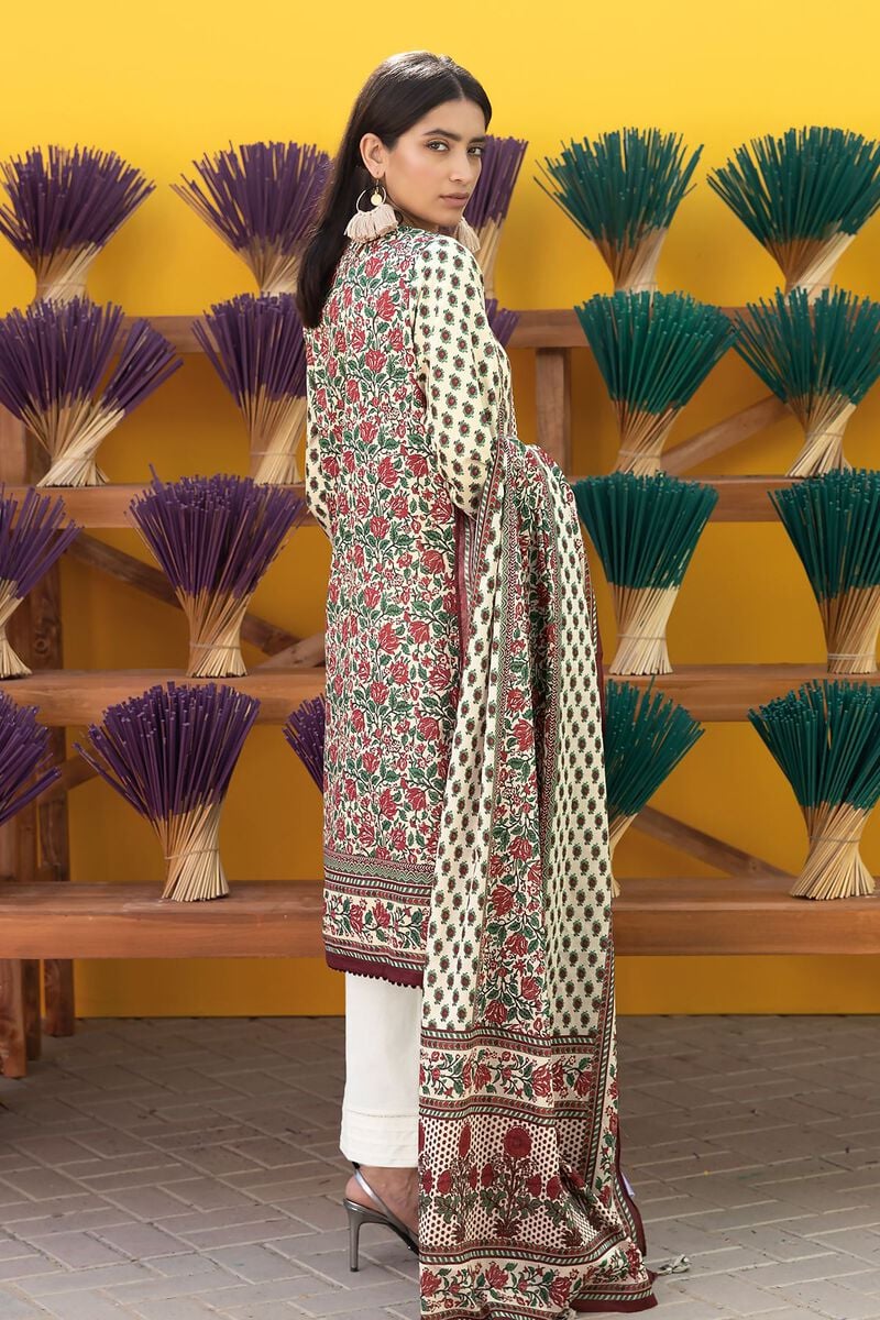 Khaadi-Lawn-suit-in-beige