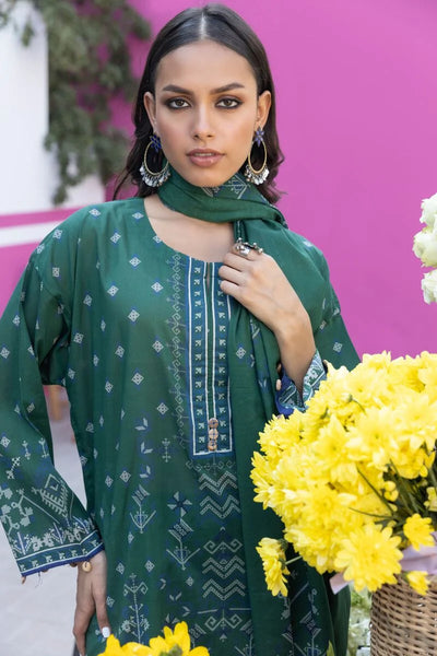 Khaadi-Lawn-suit-in-green