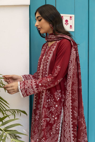 Khaadi-Lawn-suit-in-red