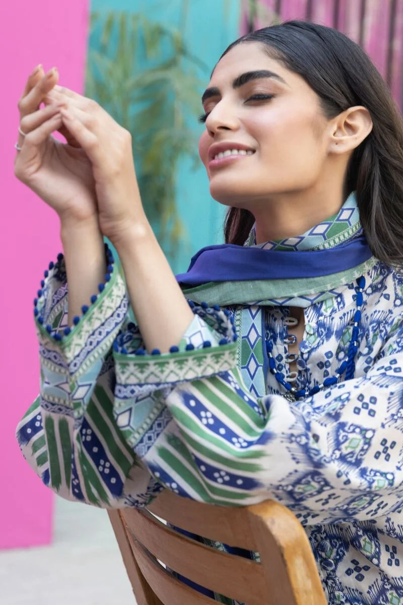Khaadi-Lawn-suit-in-beige