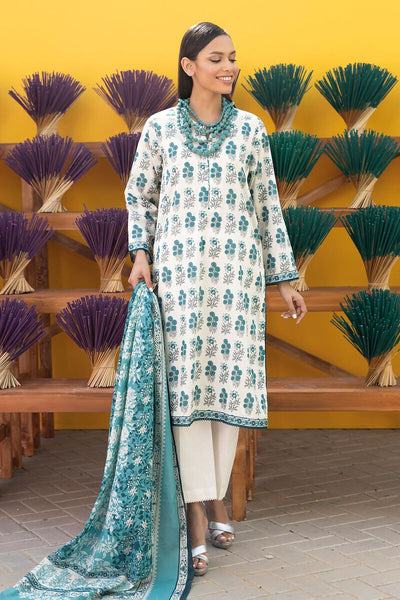 Khaadi-Lawn-suit-in-teal
