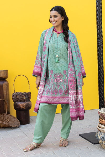 Khaadi-Lawn-suit-in-light-green