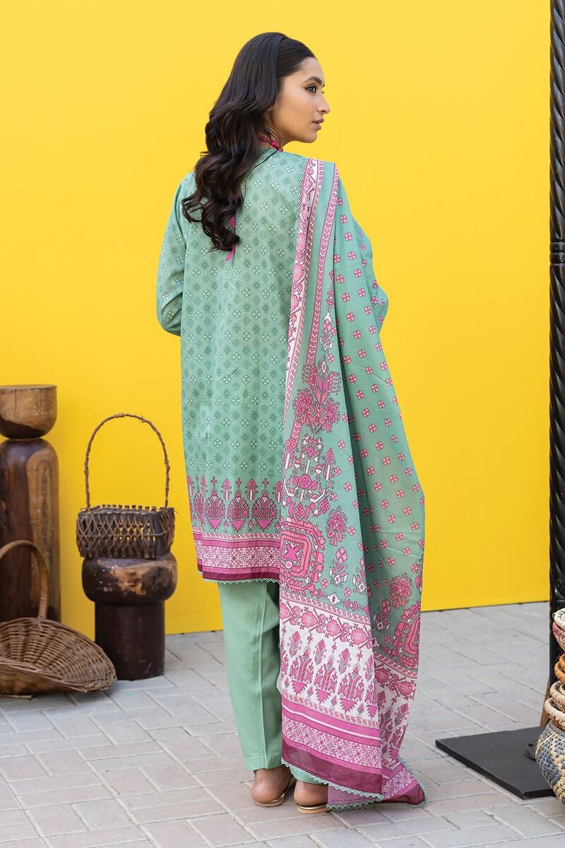 Khaadi-Lawn-suit-in-light-green