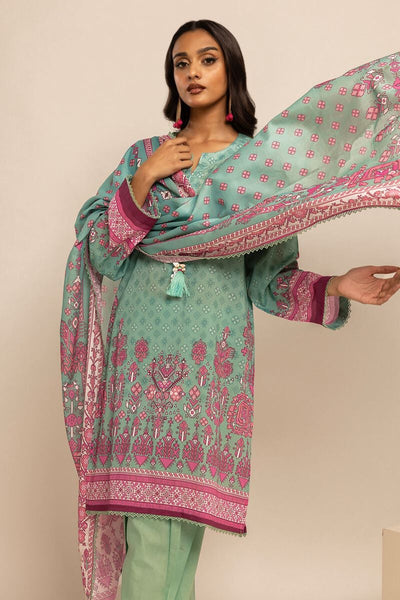 Khaadi-Lawn-suit-in-light-green