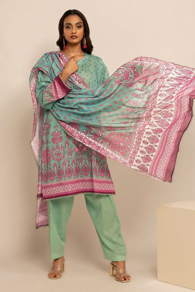 Khaadi-Lawn-suit-in-light-green