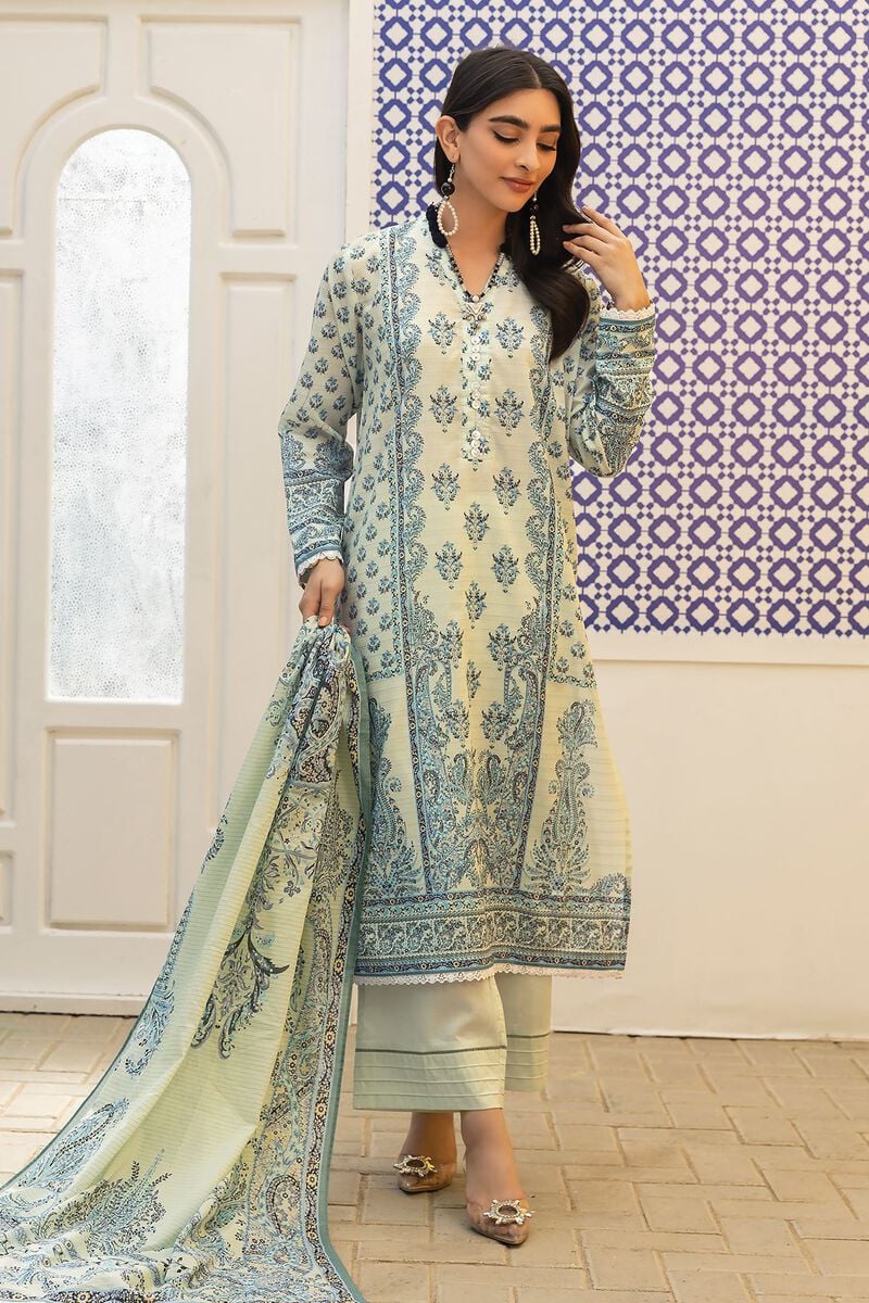 Khaadi-Lawn-suit-in-light-green