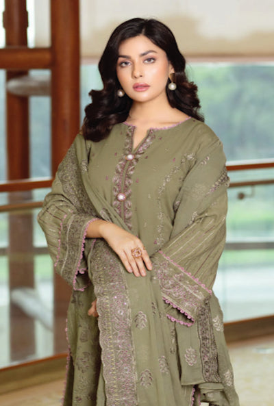 resham-karandi-embroidery-suit-olive
