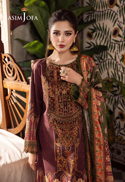 ASIM-JOFA-Rania-Spring-Summer-AJNR-7c-maroon