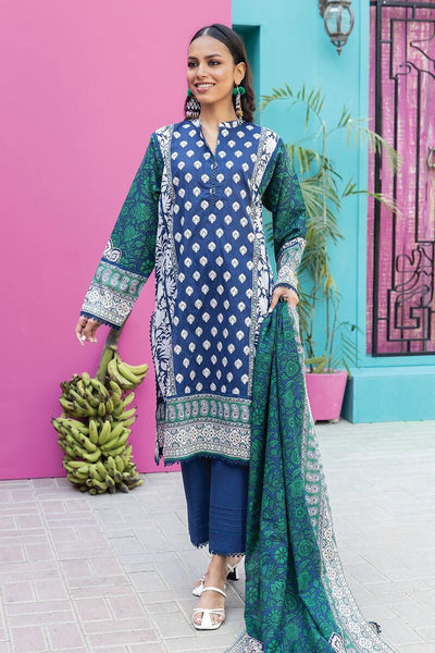 KHAADI-original-lawn-2024-collection-Navy