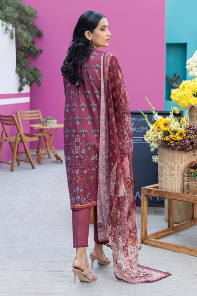 Khaadi-lawn-2024-collection-maroon-suit