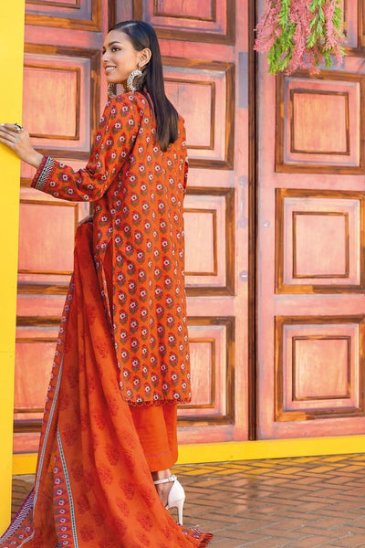 Khaadi-Lawn-suit-in-orange