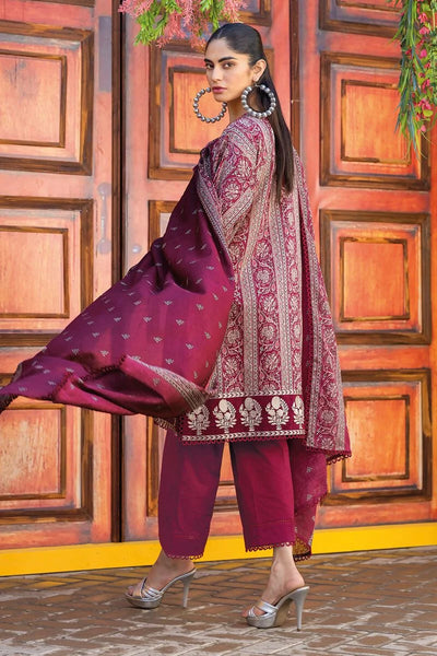 Khaadi-Lawn-suit-in-red