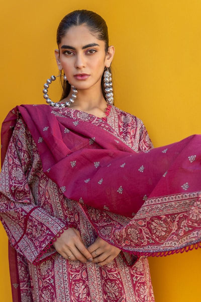 Khaadi-Lawn-suit-in-red