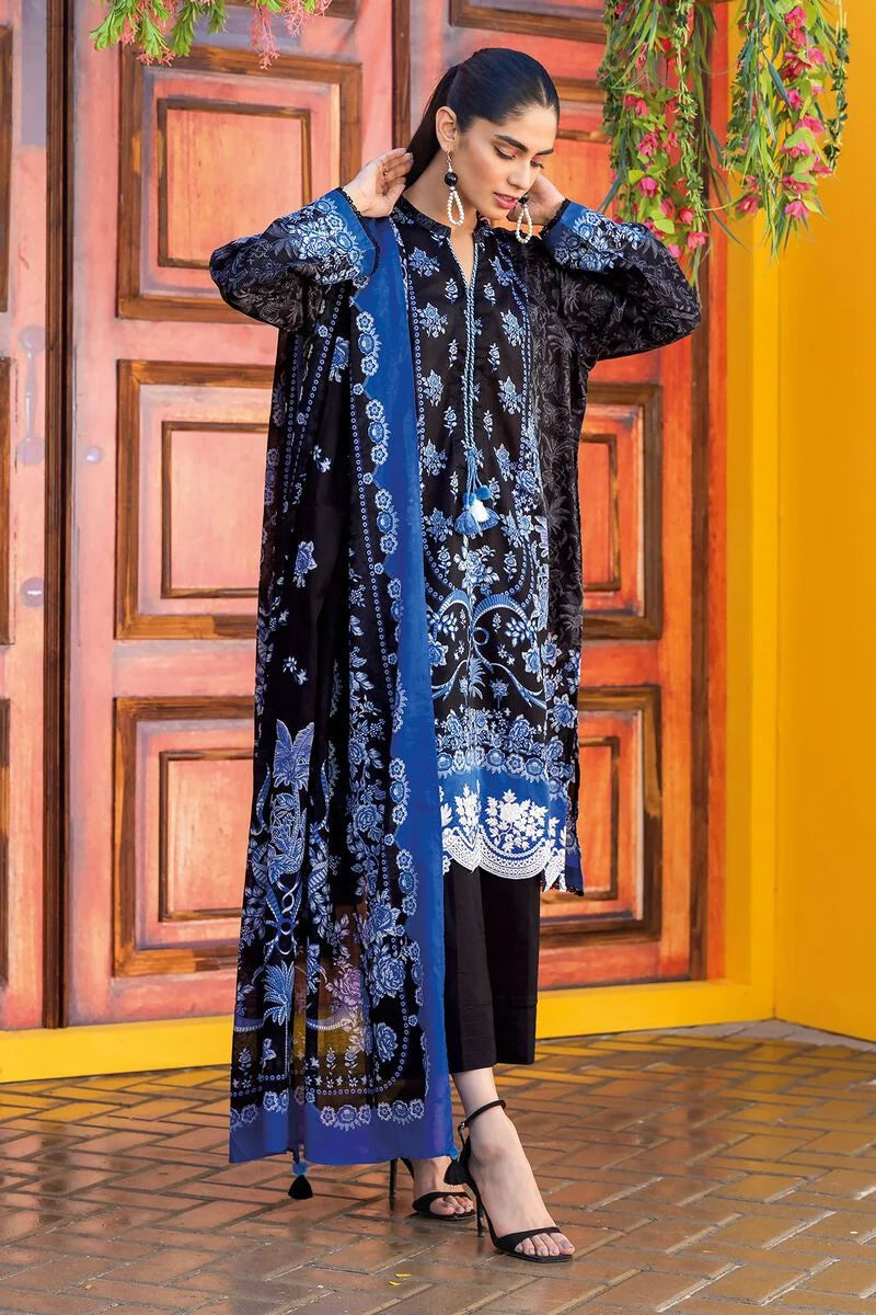 Khaadi-Lawn-suit-in-black