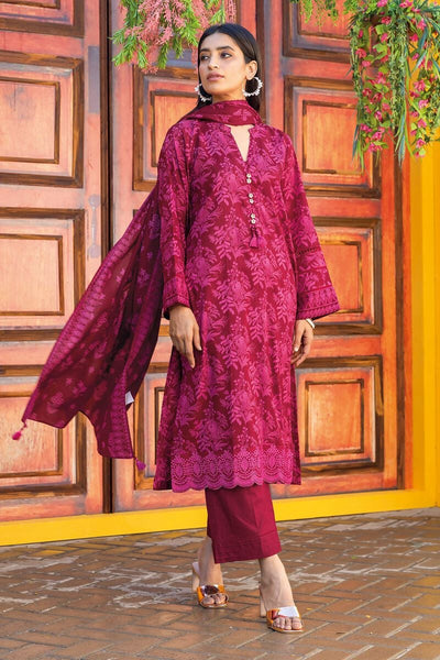 Khaadi-Lawn-suit-in-red