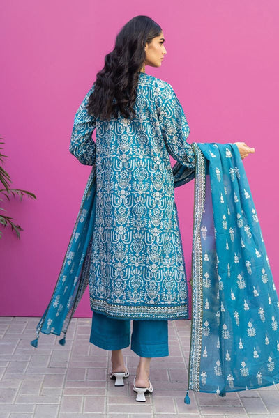 Khaadi-Lawn-suit-in-teal