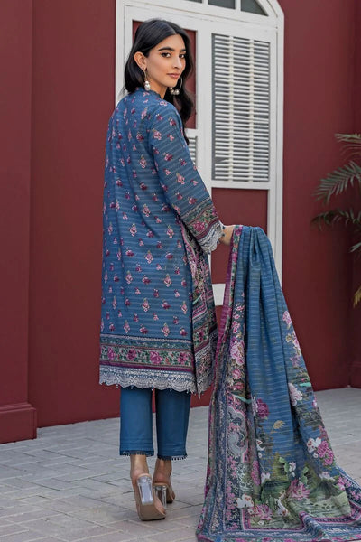 Khaadi-Lawn-suit-in-blue