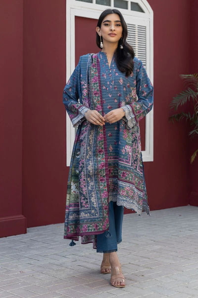 Khaadi-Lawn-suit-in-blue