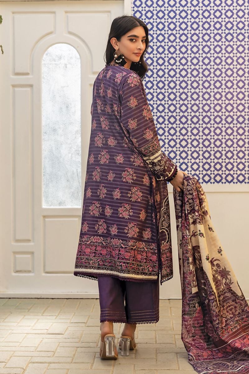 Khaadi-Lawn-suit-in-purple