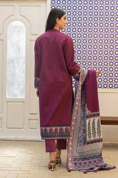 Khaadi-Lawn-suit-in-deep-pink