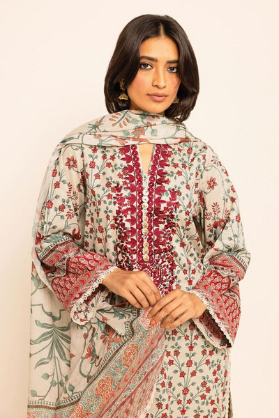 Khaadi-Lawn-suit-in-cream