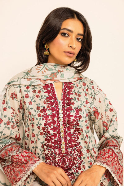 Khaadi-Lawn-suit-in-cream