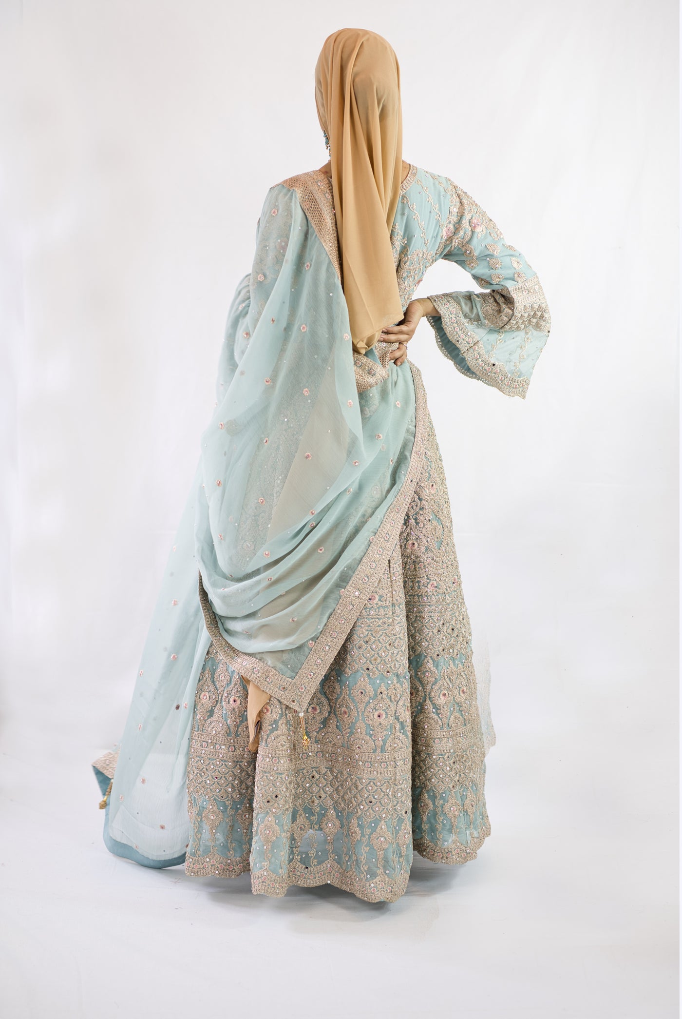 Dusky-blue-long-maxi-Anarkali-dress-back