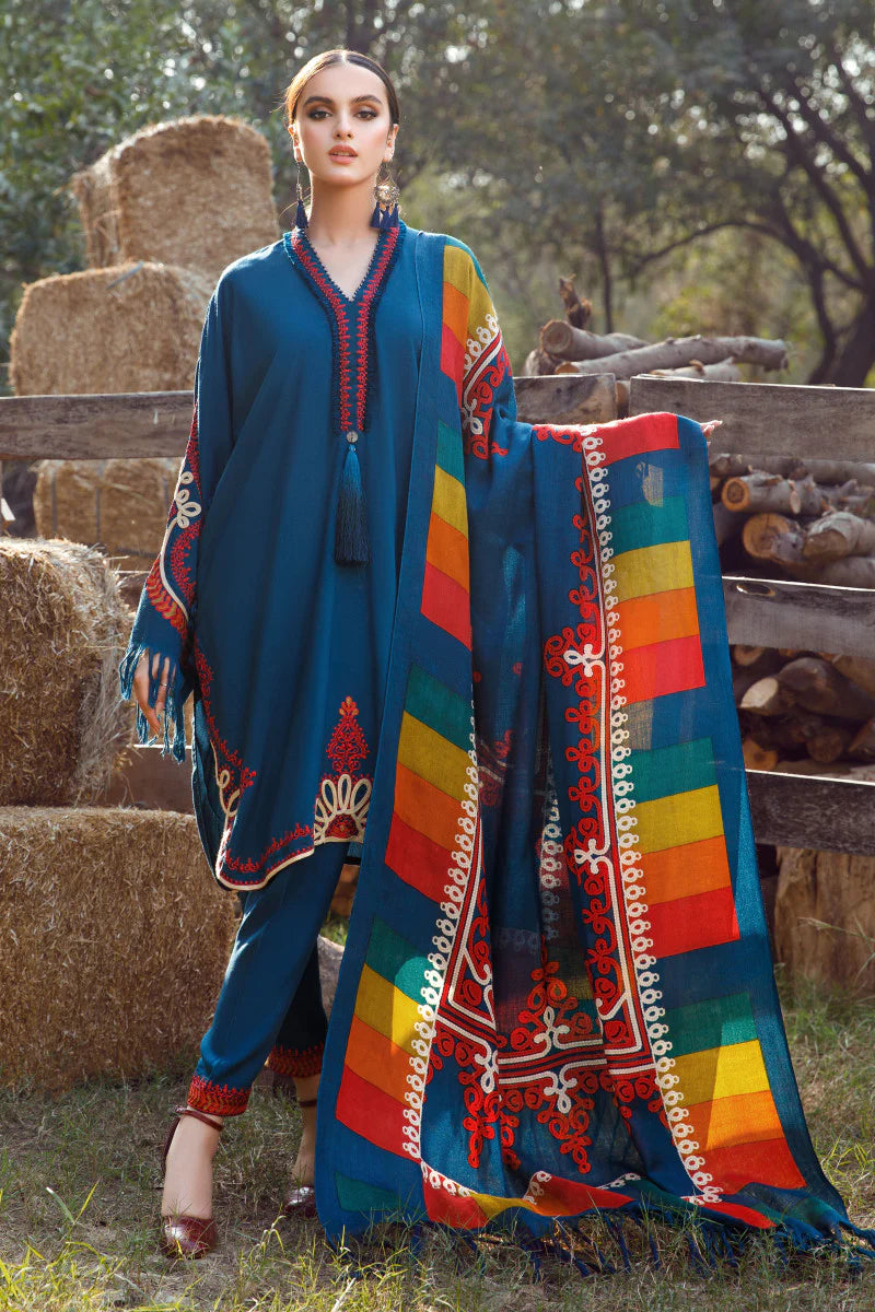 Maria-b-mprints-blue-linen-suit-mpt-1603-a