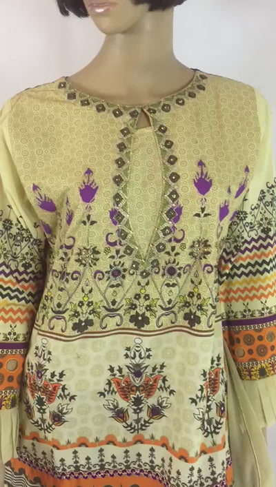 Ready to Wear Kurta Embroidered Casual Embellished Tops Kaftan style