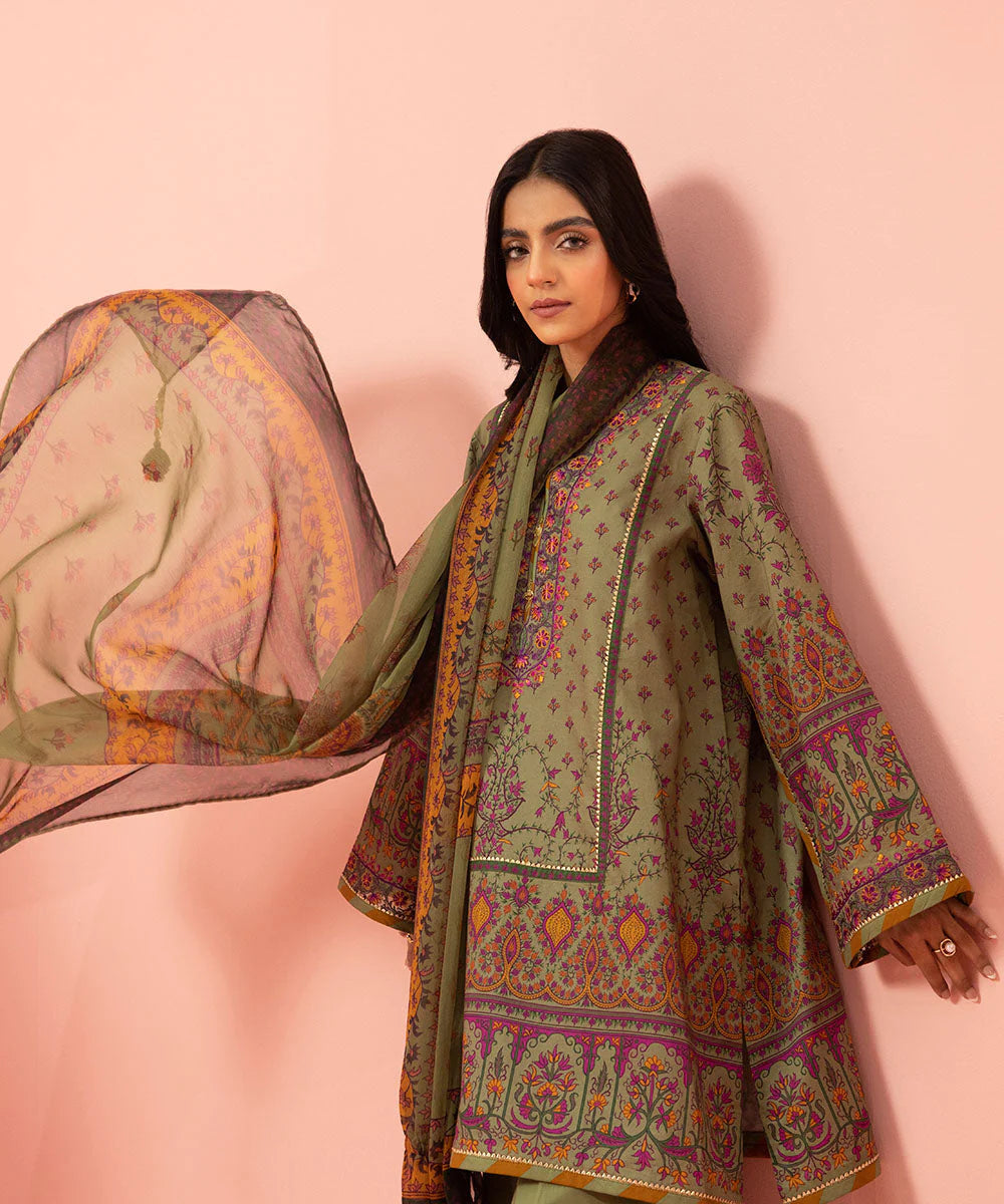 Sapphire-pistachio-green-unstitched-suit