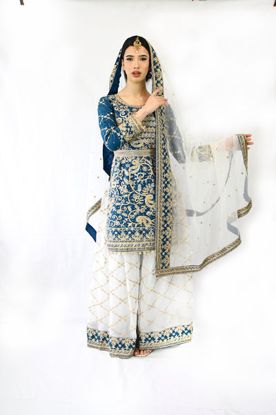 teal-blue-sharara-suit-with-gold-paisley-pattern-embroidery