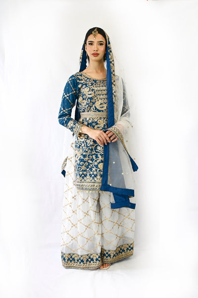 teal-blue-sharara-suit-with-gold-paisley-pattern-embroidery