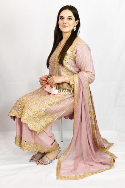 straight-trousers-with-kameez-suit-pink